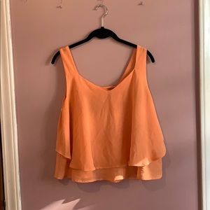 Orange blouse